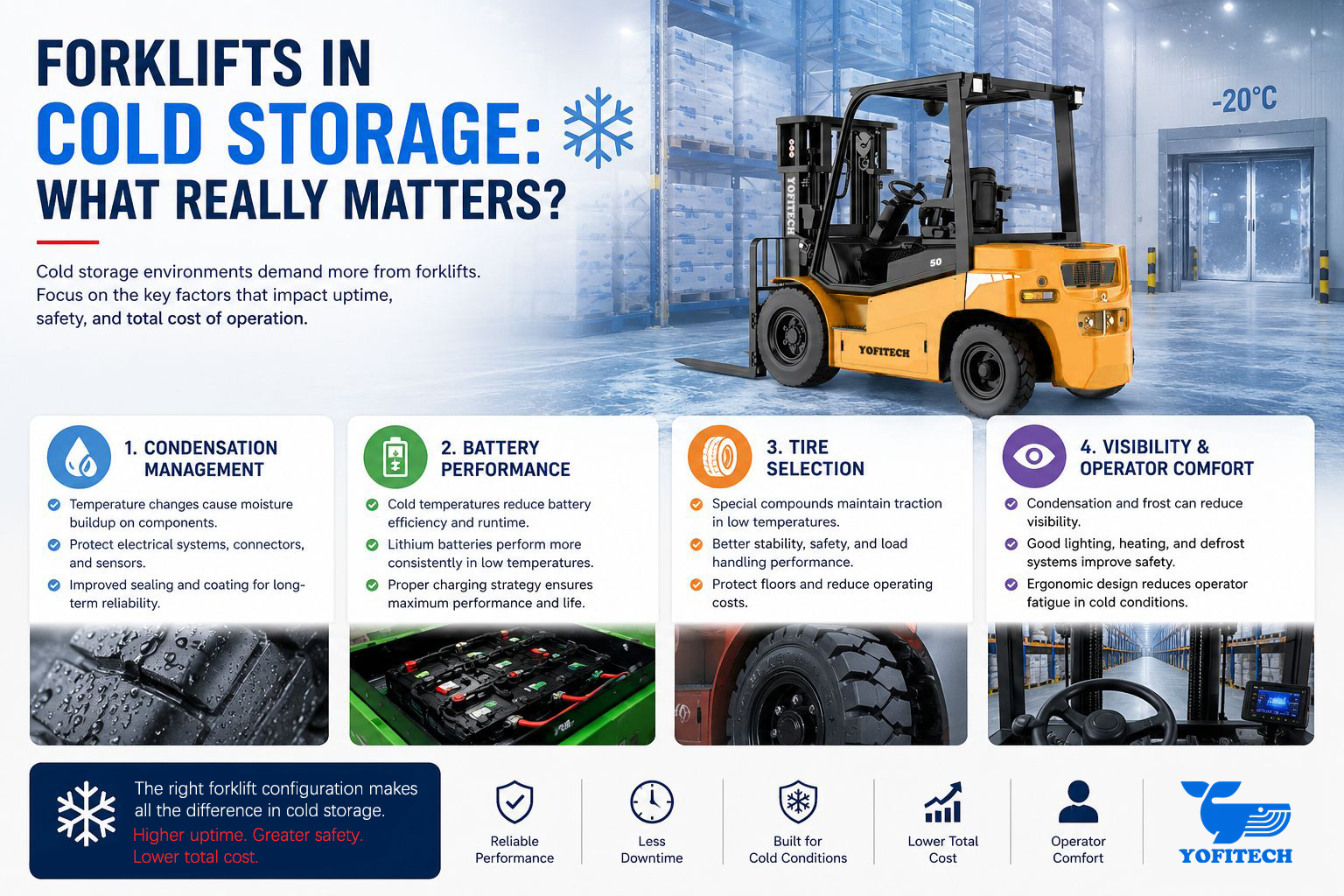 Forklift For Cold Storage 